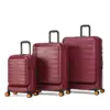 Goby London GB-2413 purplish red luggage lightweight PC suitcase with front opening and TSA lock in Bangladesh