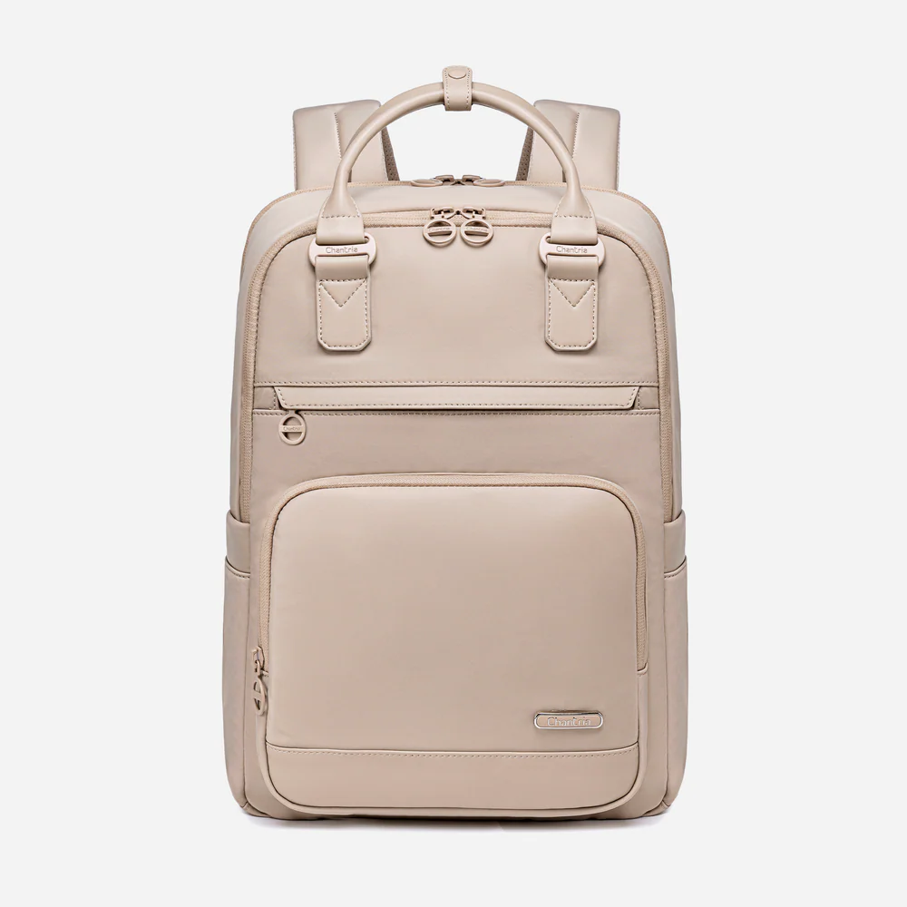 Chantria CB00765 15.3 Inches Laptop Backpack Adjustable Shoulder Straps Khaki