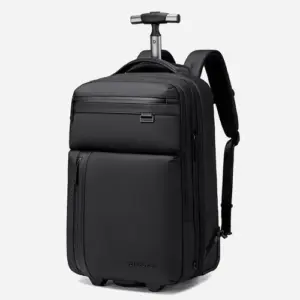 Arctic Hunter LG00860 trolley backpack with TSA lock rolling travel laptop bag