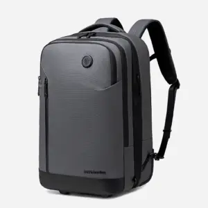 Ultimate Arctic Hunter LG00861 Trolley Backpack Gray front view – don’t miss this stylish design