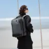 Ultimate Arctic Hunter LG00861 Trolley Backpack Gray front view – don’t miss this stylish design