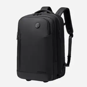Arctic Hunter LG00861 Trolley Backpack Black – Front View