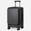 Arctic Hunter LGX002 luggage in Black/ with secure TSA dual lock