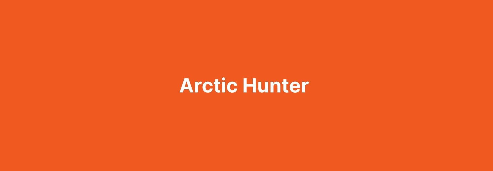 Arctic Hunter